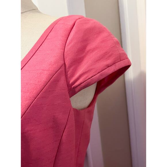 Vintage Betsey Johnson Dress Evening Party Prom Bright Pink Taffeta Bubble Pouf - Picture 9 of 16